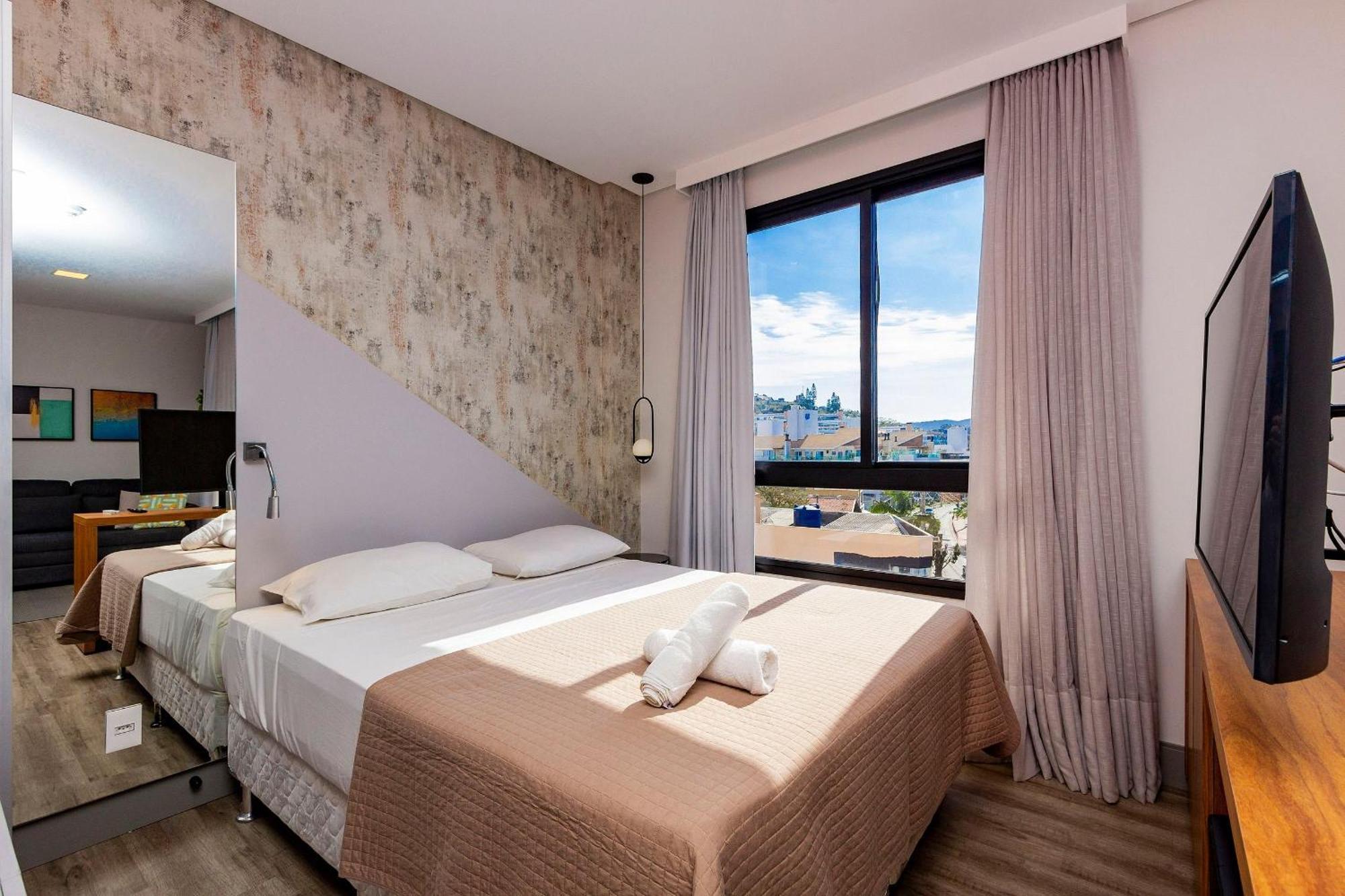 Aion Suites 302 - Lindo Apartamento Com Vista Para O Mar, A 60M Da Praia De Bombinhas, Com Piscina E Academia No Rooftop. Exterior foto